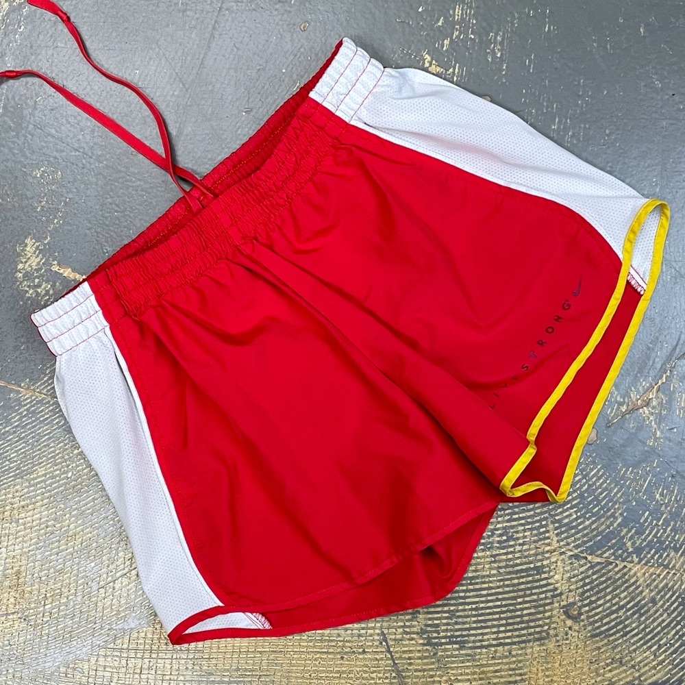 Nike Livestrong 3” Running Shorts 467936-613 Small Fitness Training Infrared 2